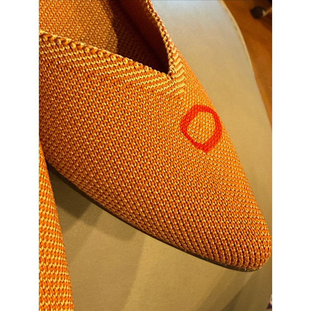 Rothy's The Point Women's Flats Fawn Sustainable Washable Shoes W7.5 - Picture 2 of 5